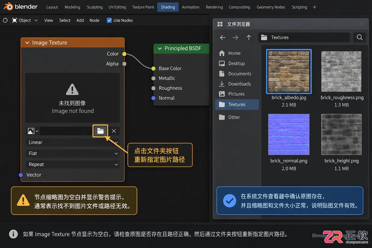 blender导入贴图后是黑色的怎么处理